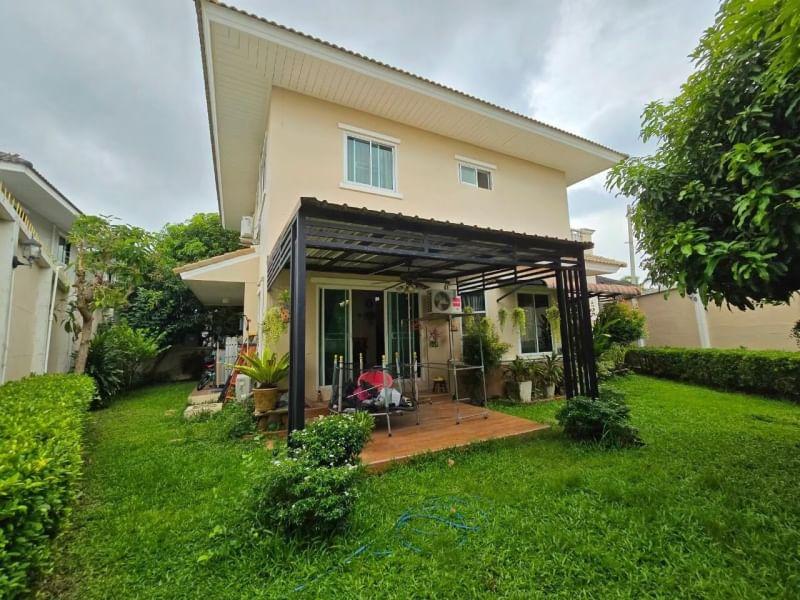 ขายบ้านเดี่ยว 2ชั้น หลังใหญ่ หลังริม หมู่บ้านมณีรินทร์ กรีน พาร์ค อ่างศิลา